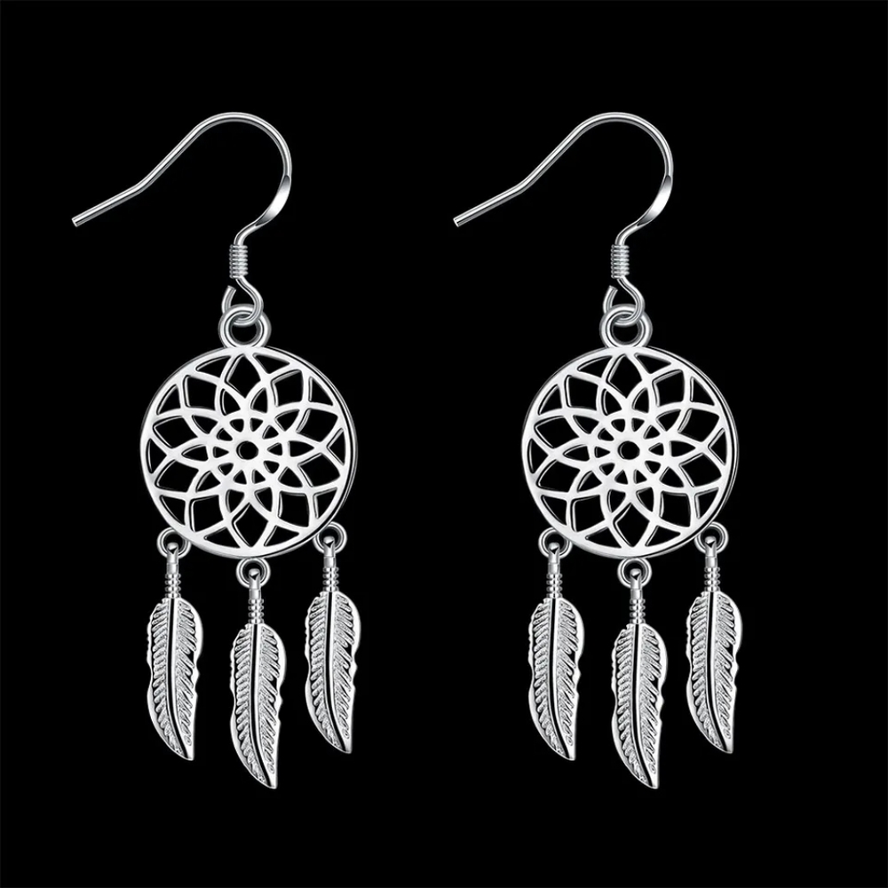 Tiny Dream Catcher Earrings